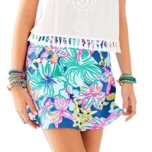 Lilly Pulitzer Madison skort Iris Blue Casa Azul